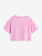 Nike Pink Rise Cropped T-Shirt - Image 8 of 9