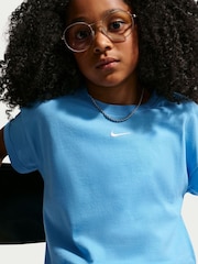 Nike Football Blue Sportswear Boxy T-Shirt - Image 4 of 5