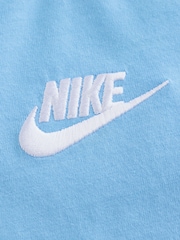 Nike Blue Short Sleeve Club T-Shirt - Image 9 of 10