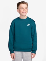 Ашық шырша жасылы - Nike Club Fleece жемпірі - 3суретінің 1 суреті