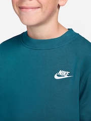 Ашық шырша жасылы - Nike Club Fleece жемпірі - 3суретінің 3 суреті