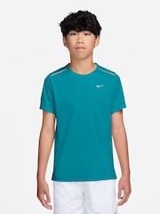 Verde abeto brillante - Camiseta de manga corta Nike Miler Dri-FIT - Imagen 1 de 4