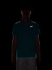 Verde abeto brillante - Camiseta de manga corta Nike Miler Dri-FIT - Imagen 4 de 4