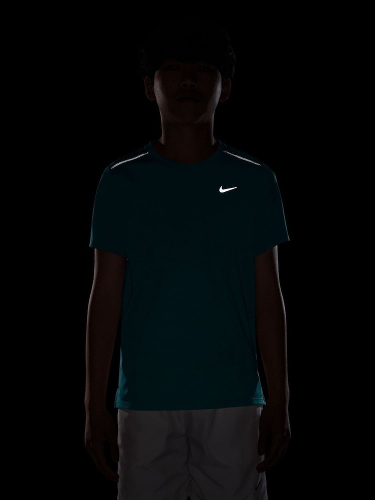 Verde abeto brillante - Camiseta de manga corta Nike Miler Dri-FIT - Imagen 4 de 4