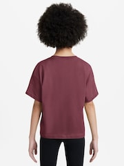 Nike Pink Smoke Sportswear Boxy T-Shirt - Image 2 of 3