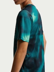 Nike Eclipse Blue DriFIT Miler Printed T-Shirt - Image 5 of 5