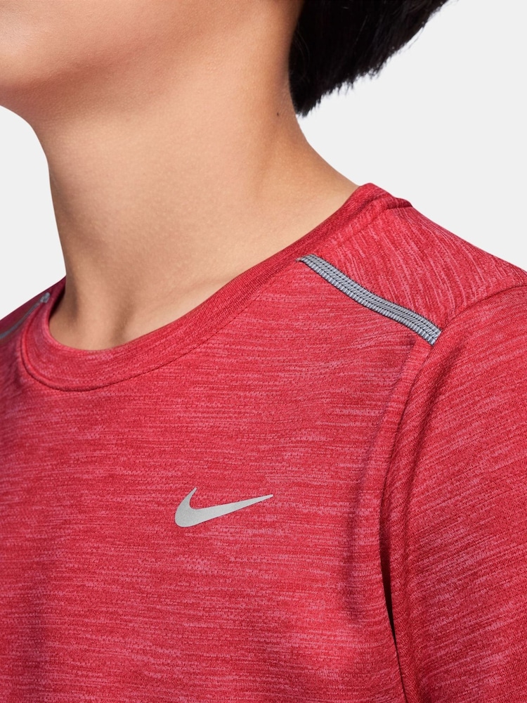 Nike Tough Red Miler Dri-FIT Short Sleeve T-Shirt - Image 3 of 3 Nike Tough Red Miler Dri-FIT Short Sleeve T-Shirt - Image 3 of 3