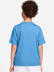 أزرق كرة القدم - تيشرت Dri-FIT متعدد الاستخدامات من Nike - صورة 2 من 3