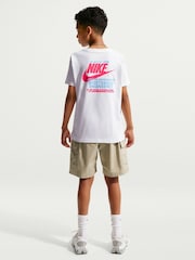 Nike White Graphic T-Shirt - Image 1 of 5