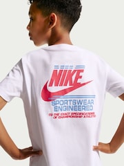 Nike White Graphic T-Shirt - Image 3 of 5