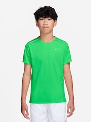Nike Green Spark Miler Dri-FIT Short Sleeve T-Shirt - Image 1 of 3