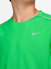 Nike Green Spark Miler Dri-FIT Short Sleeve T-Shirt - Image 3 of 3