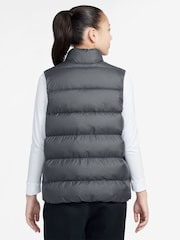 Nike Dark Grey Synthetic Filled Padded Gilet - Image 2 of 3