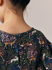 Laura Ashley Long Sleeve Woodlad Print Dress - Slika 5 od 10