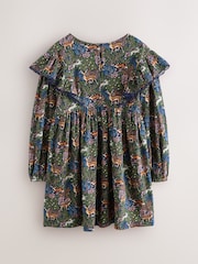 Laura Ashley Long Sleeve Woodlad Print Dress - Slika 7 od 10