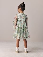 Laura Ashley Floral Mesh Dress - 圖片 3/12