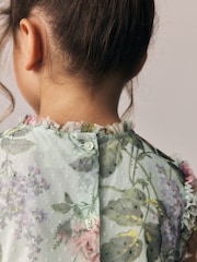 Laura Ashley Floral Mesh Dress - 圖片 4/12