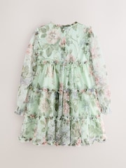 Laura Ashley Floral Mesh Dress - 圖片 8/12