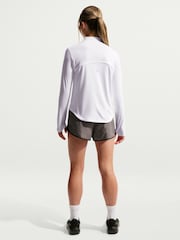 Nike White Tempo Dri-FIT Long-Sleeve Half-Zip Top - Image 4 of 4
