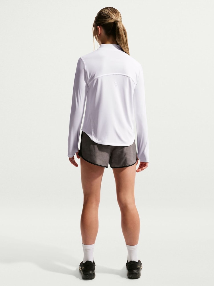 Nike White Tempo Dri-FIT Long-Sleeve Half-Zip Top - Image 4 of 4 Nike White Tempo Dri-FIT Long-Sleeve Half-Zip Top - Image 4 of 4