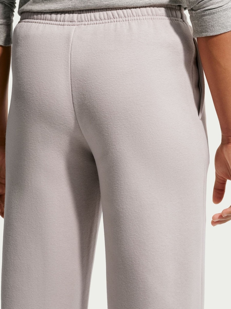 Nike Particle Grey Studio Fleece Wide Leg Joggers - Image 5 of 5 Nike Particle Grey Studio Fleece Wide Leg Joggers - Image 5 of 5