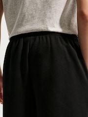 Nike Black Girls' Sportswear Studio/Club Fleece Loose Pants - Image 5 of 5