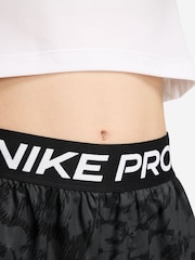 Crno - Nike Pro Dri-FIT 2-in-1 pletene kratke hlače - Slika 4 od 4