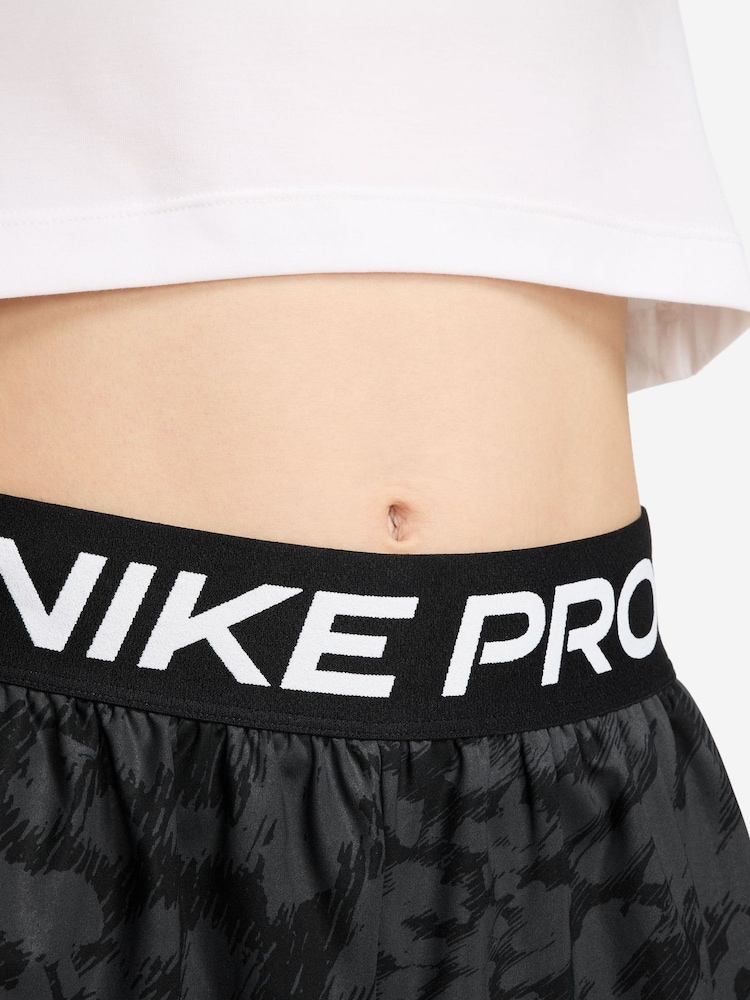 Crno - Nike Pro Dri-FIT 2-in-1 pletene kratke hlače - Slika 4 od 4