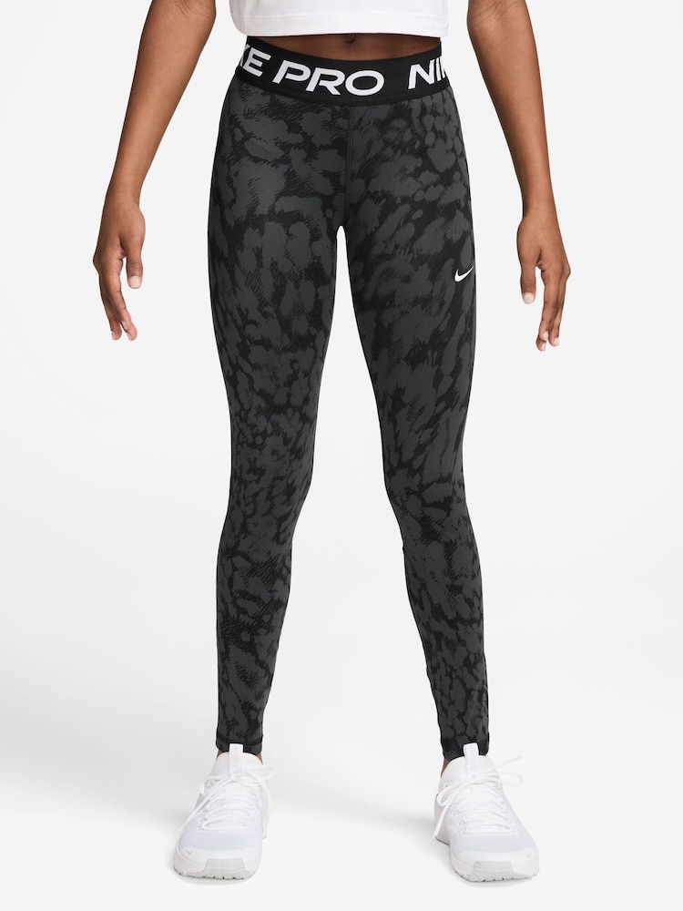 Nike Black Pro Leggings - Image 1 of 3 Nike Black Pro Leggings - Image 1 of 3