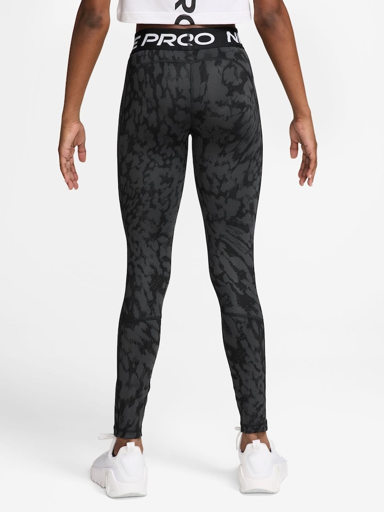 Nike Black Pro Leggings - Image 2 of 3 Nike Black Pro Leggings - Image 2 of 3