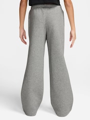 Nike Grey Heather Studio Fleece Wide Leg Joggers - Image 2 of 3