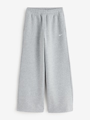 Wrzosowoszary - Joggersy polarowe Nike Studio z szerokimi nogawkami - Obraz 6 z 9