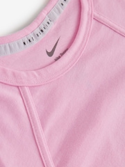 Lyserød Rise - Nike Dri-FIT Tempo T-shirt - Billede 8 af 9