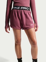 Humo rosa - Pantalones cortos de polar con tecnología Dri-FIT Pro de Nike - Imagen 4 de 6