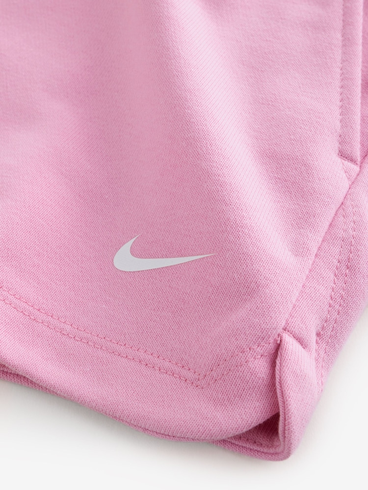 Nike Pink Rise Pro Dri-FIT Fleece Shorts - Image 8 of 8 Nike Pink Rise Pro Dri-FIT Fleece Shorts - Image 8 of 8