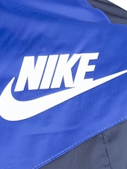 Nike Blue Fleece-Lined Windbreaker. - Image 6 of 6