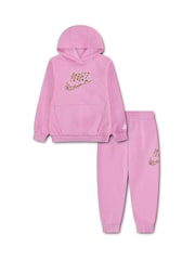 Nike Pink Pullover Tracksuit - Image 1 of 4