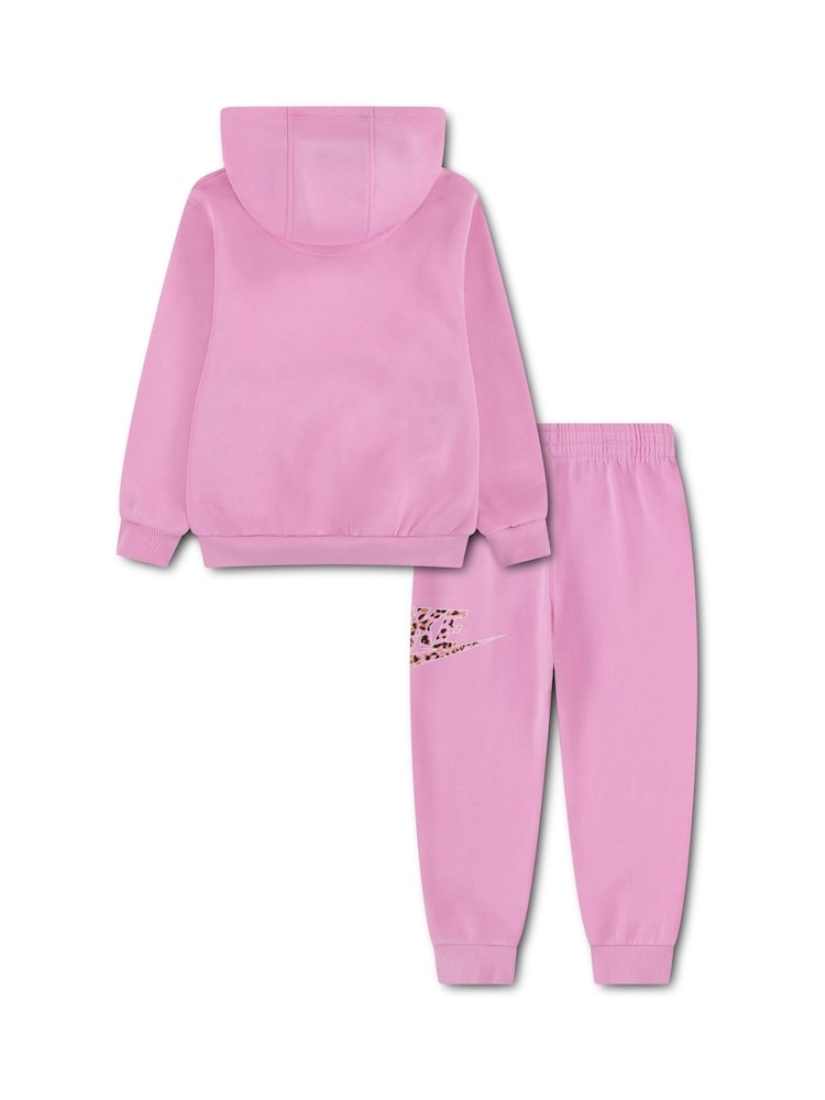 Nike Pink Pullover Tracksuit - Image 2 of 4