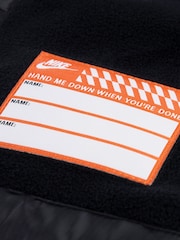 Nike Black Fleece-Lined Windbreaker Jacket - Image 4 of 4