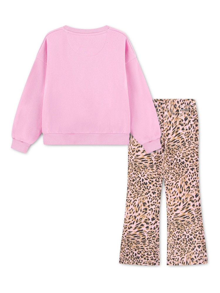 Nike Pink All-Over Print Tracksuit - Image 1 of 5