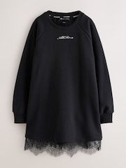 Schwarz - smALLSAINTS Lee Lace Sweatkleid - Bild 6 von 10