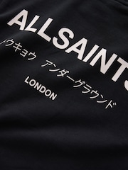 smALLSAINTS Black Underground Oversized Pullover Hoodie - Image 10 of 12