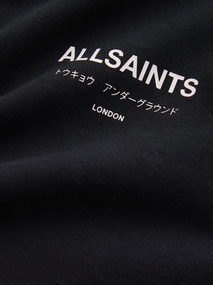 smALLSAINTS Black Underground Oversized Pullover Hoodie - Image 12 of 12 smALLSAINTS Black Underground Oversized Pullover Hoodie - Image 12 of 12