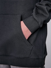 smALLSAINTS Black Underground Oversized Pullover Hoodie - Image 6 of 12