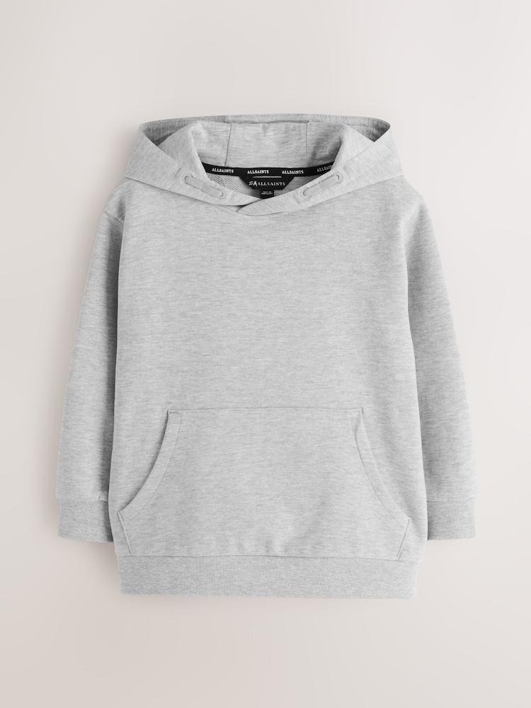smALLSAINTS Grey Underground Oversized Pullover Hoodie - Image 1 of 4 smALLSAINTS Grey Underground Oversized Pullover Hoodie - Image 1 of 4