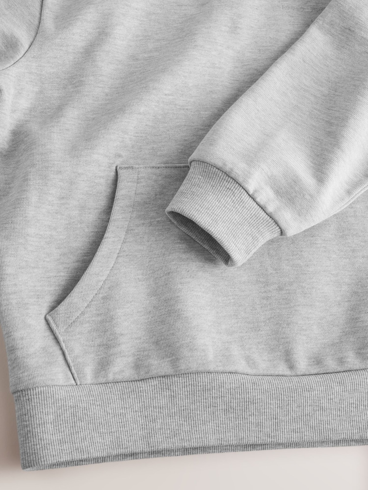 smALLSAINTS Grey Underground Oversized Pullover Hoodie - Image 4 of 4 smALLSAINTS Grey Underground Oversized Pullover Hoodie - Image 4 of 4