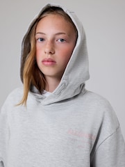 smALLSAINTS Grey Underground Oversized Pullover Hoodie - Image 5 of 9