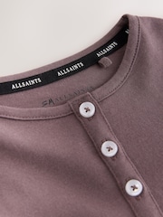 smALLSAINTS Purple Script Henley Top and Joggers Set - Image 5 of 6