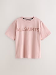 smALLSAINTS Leopard Oversized Girls Logo T-Shirts 3 Pack - Image 3 of 9