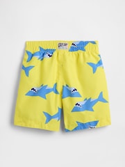 Gap Yellow Shark Swim Trunks (12mths-5yrs) - Image 2 of 2